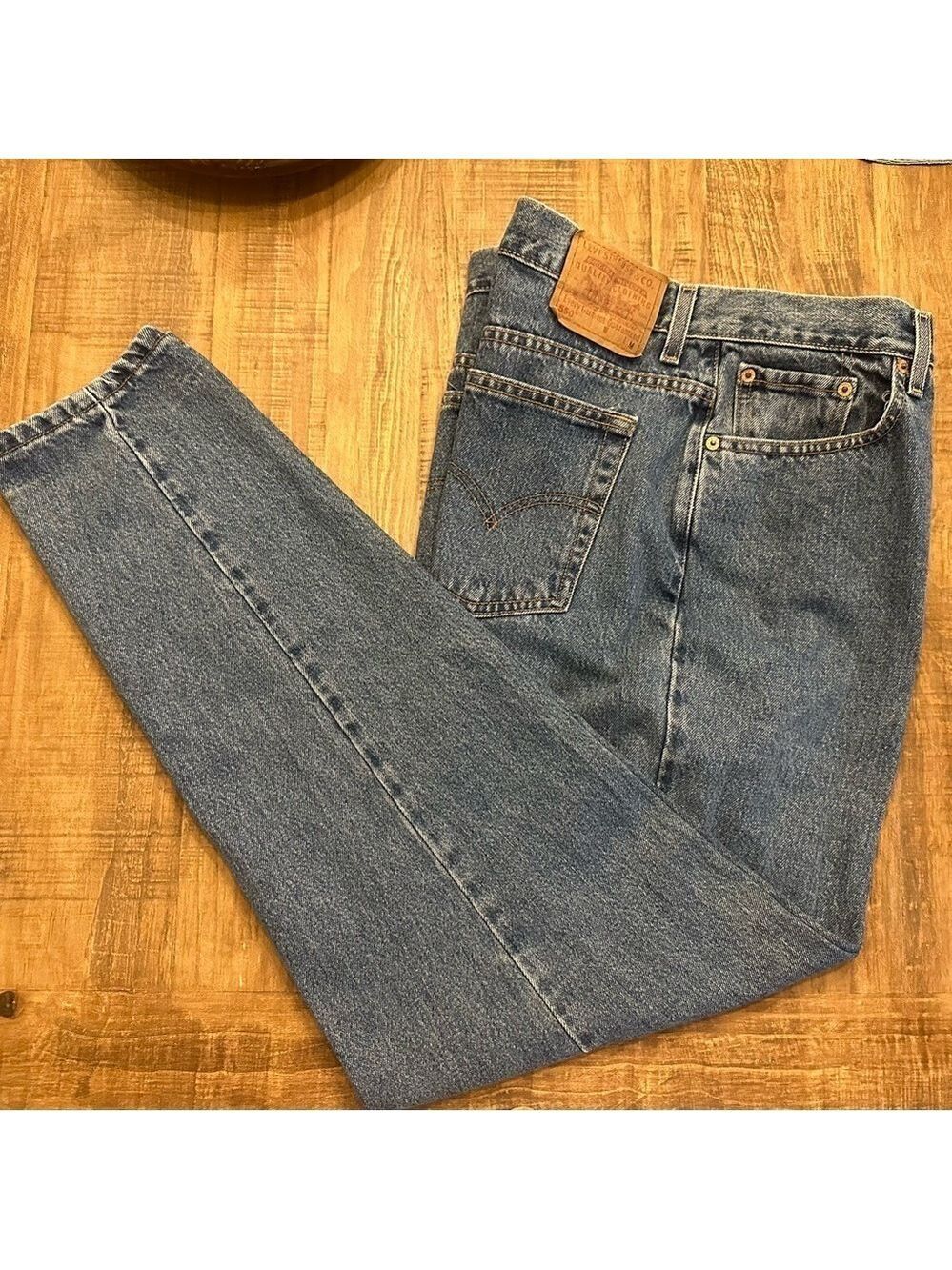 Levi’s 550 Relaxed Fit Tapered Leg women’s Denim Jeans SZ 18 Excellent shape Vtg